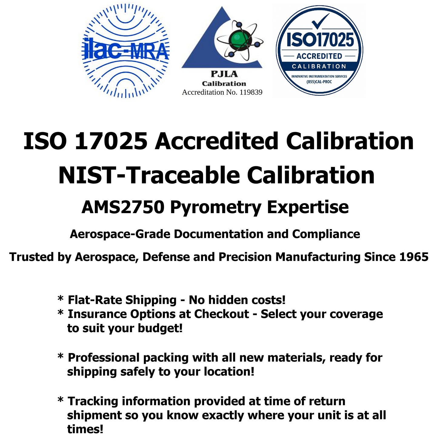 FLUKE 726 NIST TRACEABLE CALIBRATION