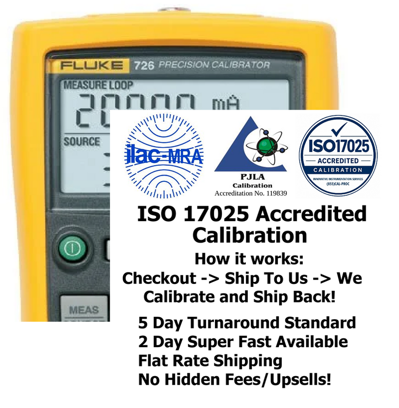 FLUKE 724 ISO17025 CALIBRATION