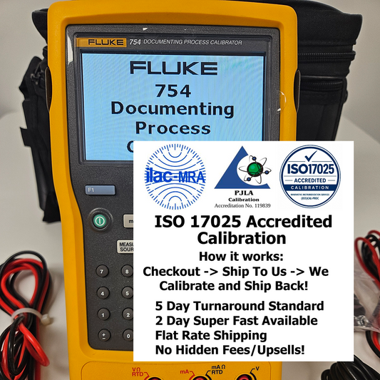 FLUKE 753 ISO17025 CALIBRATION